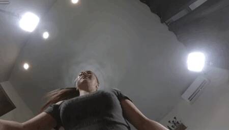b61 ( camera 2 ) Princess Bertie Spitting smoking POV Spitting Fetish ( mov )
