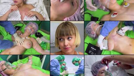 Lulu Appendix Surgery, CPR, Resus, Defib, 02, BP, 3 lead ECG, LMA, Ambu  (in HD 1920X1080)