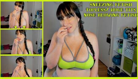 Runny Nose Sneezes w Huge Tits HD WMV