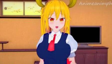 Fucking Tohru from Miss Kobayashi's Dragon Maid Until Creampie - Anime Hentai 3d Uncensored