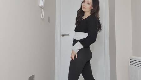 After the road trip desperation wetting peeing