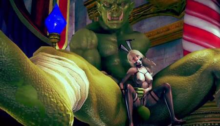 Harvest Festival - Huge Monster Fuck the Cute Bunny Girls.