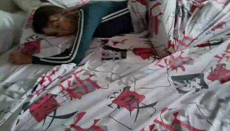 Martina Pranks her Sexy Blonde Friend with a Huge Morning's Squirt