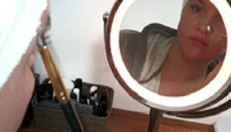 Behinde the scenes I WAS TOO HORNY she gave me a helping hand and it blow away. HOMEMADE