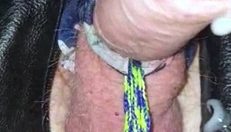 Sleepsack ruined and post orgasm tornent