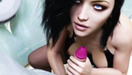 BIG Dick Cumshots 3D MILF Game Sex