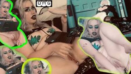 YOUTUBE PARODY- Goth Halloween Egirl STUDIO FOW Porn Reaction