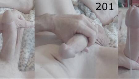 Heteroflexible K solo V201: thin slim fit muscular vascular hung older POV masturbation in HD