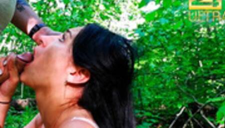 Forest Blowjob in Silence With the Sounds of Nature - 4k