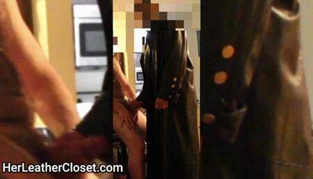 Orange Leather Skirt Fuck