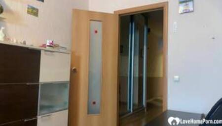 Loud orgasms of amateur insatiable student