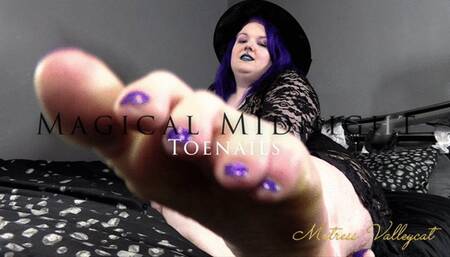Magical Midnight Toenails