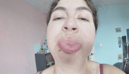 Blowing raspberries for you