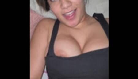 POV: My beautiful Colombian girlfriend with her angelic face getting cock in her pussy ????????