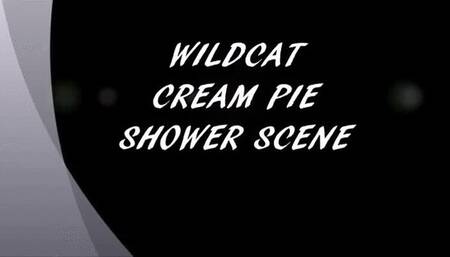 WILDCAT CREAM PIE SHOWER SCENE