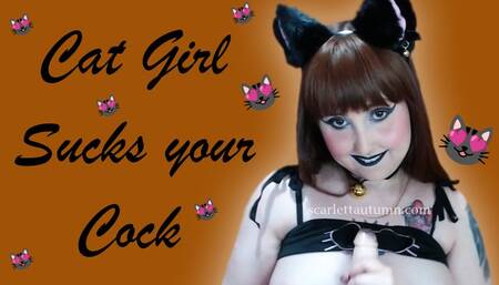 Cat Girl Sucks your Cock