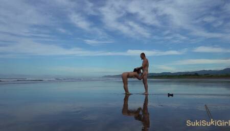Dream Sex on the Beach ( PUBLIC / OUTDOORS ) Couple Goals - @andregotbars @Sukisukigirl0.2
