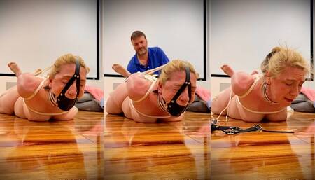 Super tight Hogtie Endurance, followed by being made to orgasm multiple times until I scream for release