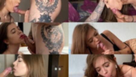 Oral Creampie Complitation by Vallery Ray