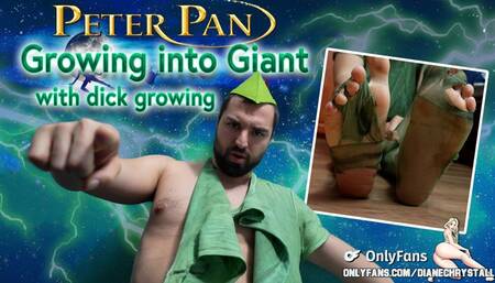 Peter Pan Growing into Giant Muscular Male with dick growth