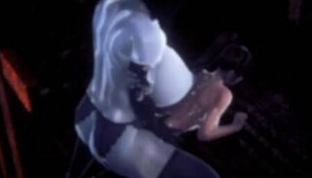 lady dimitrescu fucks lara croft