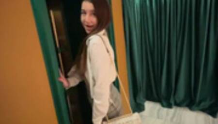 Fucked a stranger PORN MODEL on the first date in the restroom of the restaurant.Jolie Butt & Eros