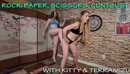 Rock, Paper, Scissors, Cuntbust - Kitty Quinn & TerraMizu - HD 720 WMV