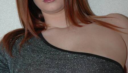 Pretty Redhead Stripper Alexis Blowbang Bukkake