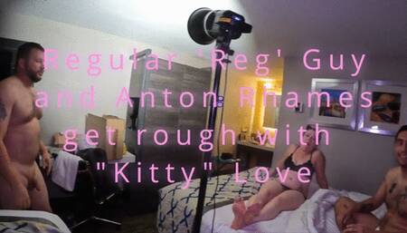 Reggie Guy and Uncut Anton Rhames dominate my kitty! (1080p)