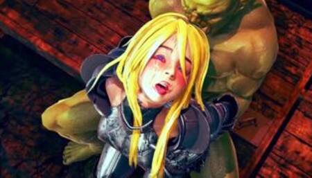 loser knight fuck with ork in the playroom