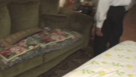 Mature BBW Sensual Massage Theraphy Specialist Gives Footjob To Her BBC Client! (1st half wmv)