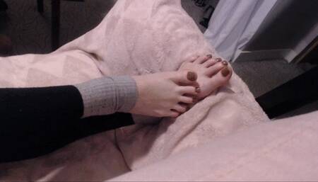 11 Size USA Feet brown Nail Polish