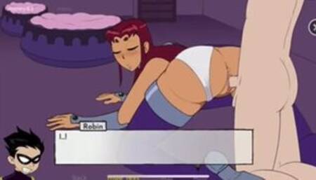 Starfire gets a MASSIVE Creampie by Robin! Teen Titans