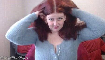 Playing with my hair worship