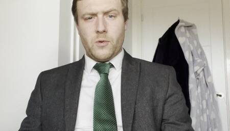 Suit & Pantyhose Tease