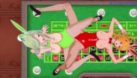 Excellen Browning and Lamia Loveless have lesbian play - Super Robot Wars IMPACT & A Hentai