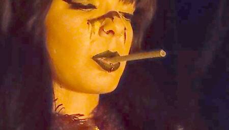 Goblin Smoking at Firepit