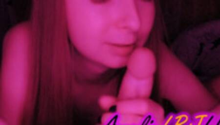 Girlfriend Sensually Sucks Classmate's Cock And Gets Hot Cum In Mouth