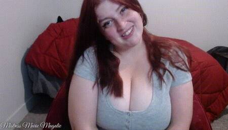 Worship my incredible cleavage