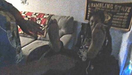 Ariel Tickled In The Chair