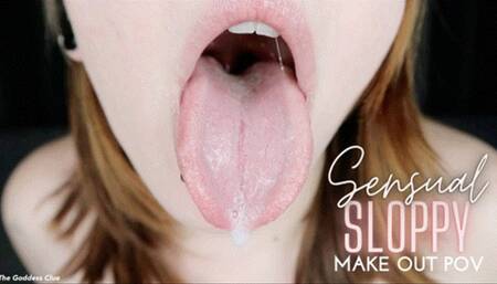 Sensual Sloppy Make Out POV - HD
