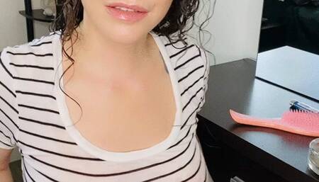 Smoking with Wet Hair