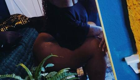 Sexy Ebony Rips Evening Bubby Mirror FARTS!