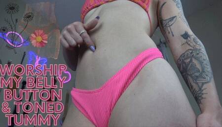 Worship My Belly Button and Toned Tummy (SD)