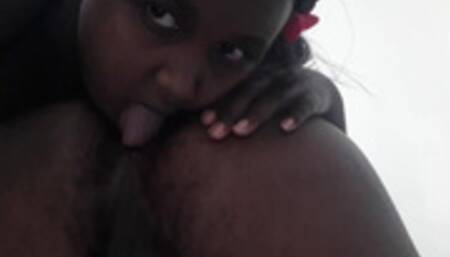 Sucking and licking sweet anal