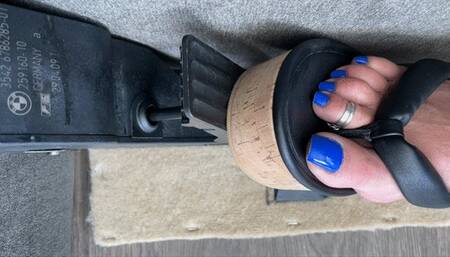 Dry Pumping (Bird's Eye View) Platform Thongs Pedalboard