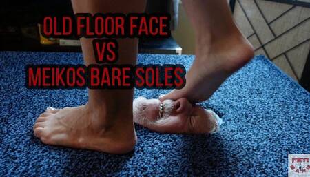 meikos feet are quite sore. she comes home and immediately starts using her old loser as a massage mat for her tender soles. she begins rubbing and smothering the floor getting all of his face embedded deep into her worn soles. he gets nothing but soles a