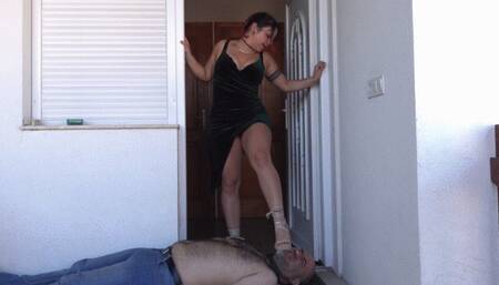 LANA - Return Home Routine - Shoe Worship Fun With The Human Rug