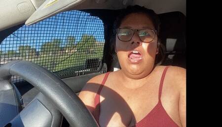 I am in the middle of a road trip and had to go pee. my body decided after being hit on to hiccup for a long time i recorded most of it. i did pause to go pee and finished showing you more hiccups. (you will also see a lot of yawns)