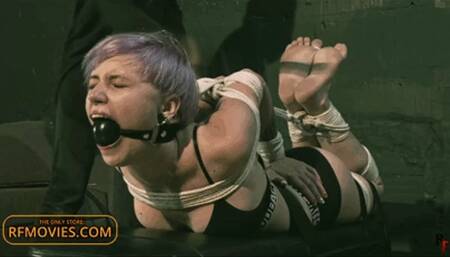 Astrid - Super bastinado punishment for failing the bondage challenge (HD 720p MP4)
